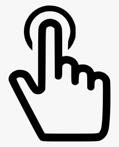 Finger Point Icon Png Transparent