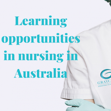 Learning opportunities in nursing in Australia